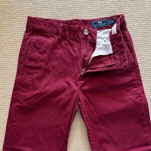 Vineyard Vines Kids Burgundy Casual Bottoms